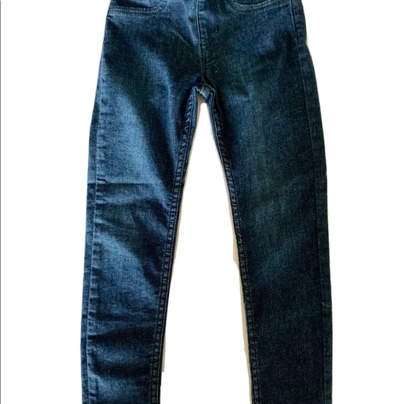 H&M  Girls Blue Denim Jeggings  Leggings 6 - Picture 4 of 12